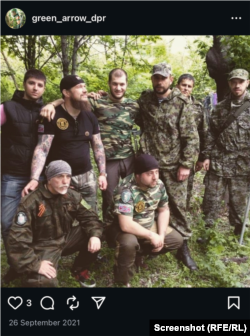 Jedna od fotografija sa fronta koju je Novković podelio sa pratiocima na mreži Instagram, septembar 2021.