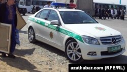 Полиция в Ашхабаде. Иллюстративное фото