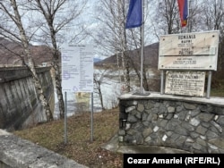 Barajul Paltinu, pe 2 decembrie 2025.