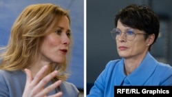 ფოტოკოლაჟი: კაია კალასი და მარტა კოსი