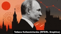 Володимир Путін та анексований Крим: очікування і реальність. Колаж