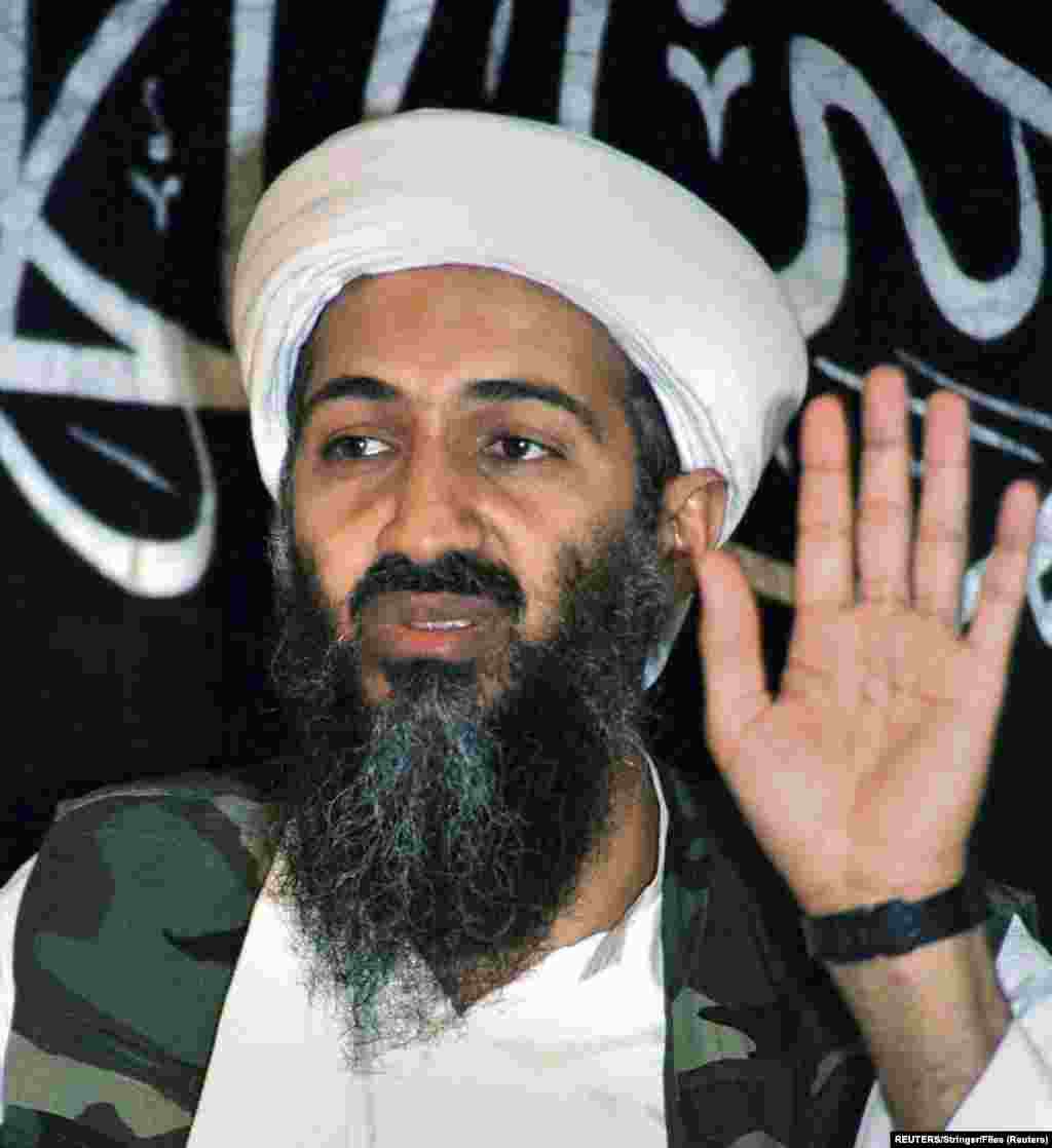Liderul organizației teroriste al-Qaeda, Osama bin Laden, a fost identificat ca inițiatorul atacurilor de la World Trade Center și Pentagon. Cercetările au determinat că al-Qaeda a planificat din Afganistan atacurile de la 11 Septembrie. Dintre teroriștii care au realizat atacurile, cincisprezece erau saudiți, la fel ca Bin Laden însuși. Doi erau din Emiratele Arabe Unite, unul din Egipt și unul din Liban.