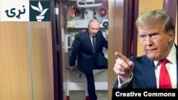 د امريکا د ولسمشر ډانلډ ټرمپ او د روسيې د ولسمشر ولاديمير پوتين جلا، جلا انځورونه - 