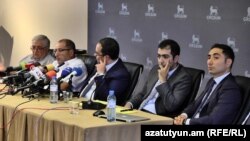 Пресс-конференция адвокатов Роберта Кочаряна, Ереван, 4 августа 2018 г.