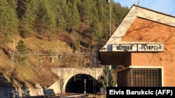 Gara Strpci din Bosnia-Herțegovina, lângă frontiera cu Serbia