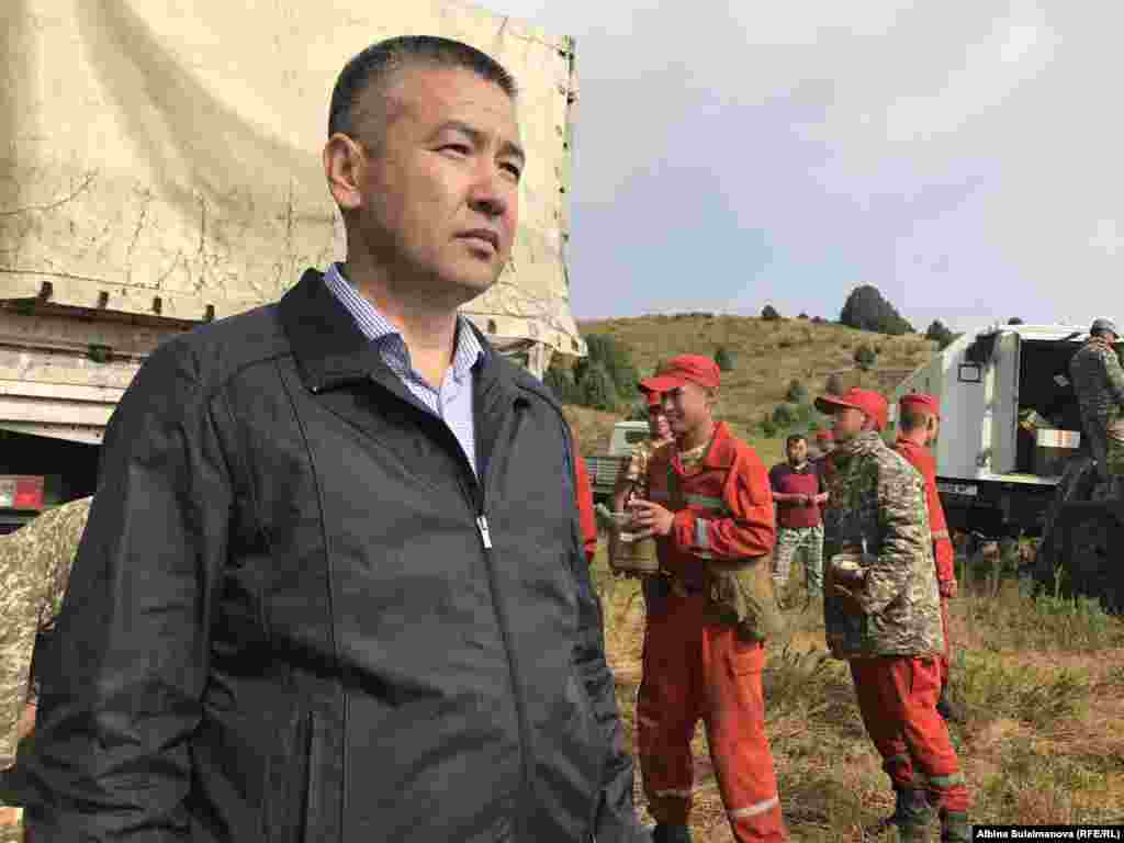 Глава МЧС Нурболот Мирзахмедов.