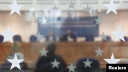 Sudije i sudnica Evropskog suda za ljudska prava u Strazburu