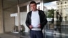 Володимир Лузгін після отримання відмови у політичному притулку в Чехії, 15 травня 2018 року