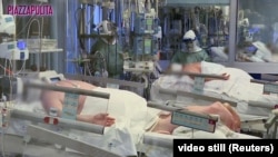 شماری از افراد مبتلا به بیماری کرونا در ایتالیا