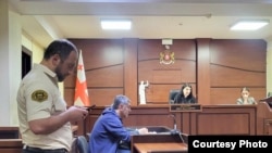 ირაკლი ოქრუაშვილი სასამართლო სხდომათა დარბაზში. 14 მაისი, 2025 წელი 