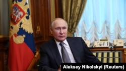 Орусия. Президент Владимир Путин.