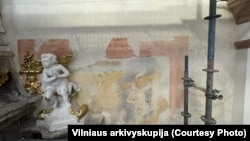 Адна з адкрытых фрэсак