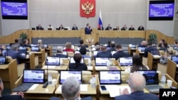 Arhivska fotografija glasanja u Dumi, iz 18. oktobra 2023.