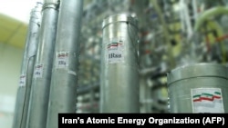 The uranium-enrichment facilities at Iran's Natanz plant.