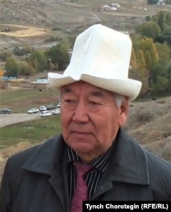 Бейше Молдогазиев Эчки-Башы айылында. Нарын району, Нарын облусу, Кыргызстан. 2012-жылдын 4-октябры.