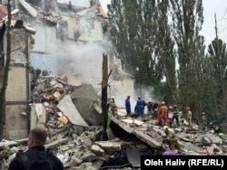 Російська ракета «Іскандер-К» влучила в житловий будинок і зруйнувала цілий під'їзд. Київ, 31 липня 2025 року