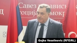 Milorad Dodik na pres-konferenciji u Banjoj Luci, 27. februar
