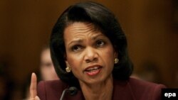 خانم رایس، رفتار جامعه بين المللی در قبال برنامه هسته ای ايران را با آلمان نازی دهه سی قابل مقايسه ندانست.