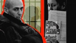 ფოტოზე აფგან სადიგოვი და მზია ამაღლობელი, დაპატიმრებული ჟურნალისტები