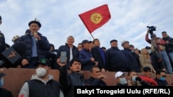 Ала-Тоо аянтындагы митинг. 9-октябрь, 2020-жыл. 