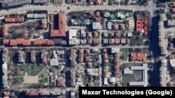 Дел од Општина Чаир, сателитска фотографија