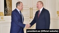 Ռուսաստանի արտգործնախարար Սերգեյ Լավրով և Ադրբեջանի նախագահ Իլհամ Ալիև, արխիվ