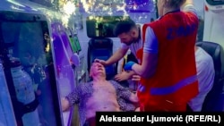 Hitna pomoć ukazala je pomoć jednom od demonstranata