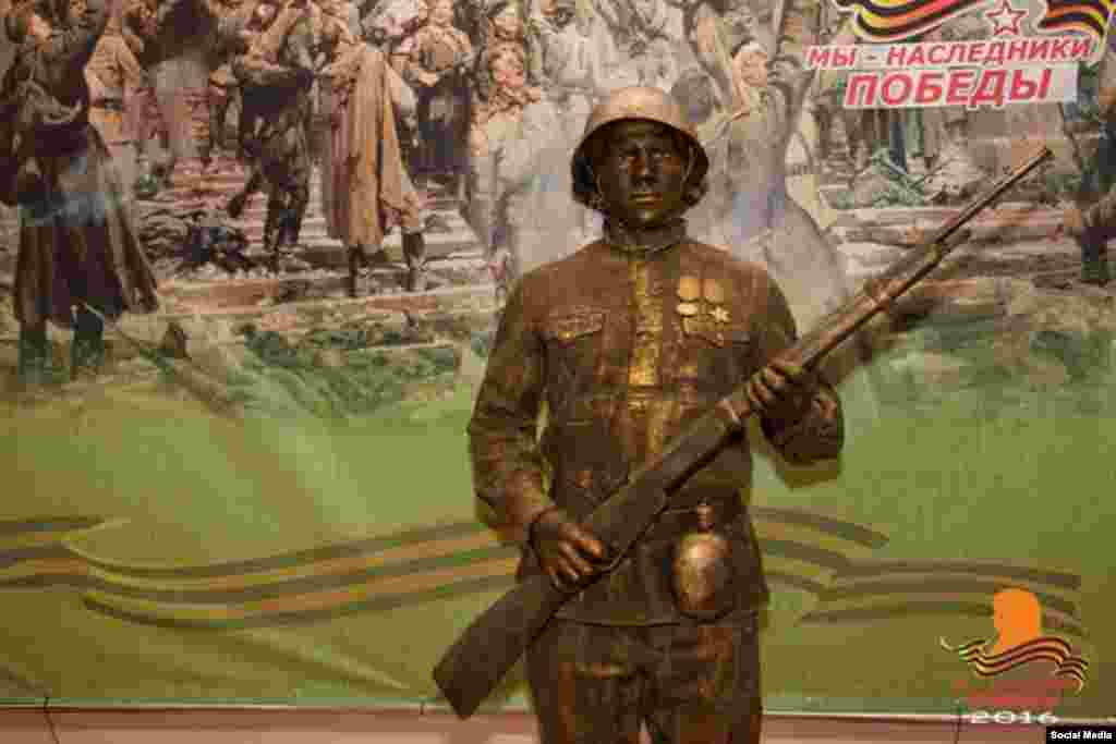 Участник творческого конкурса "Наследники победы" в Джанкое