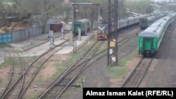 Железнодорожный вокзал Бишкек-2.