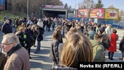 Blokada magistralnog puta Užice- Zlatibor, 7. februar 2025.