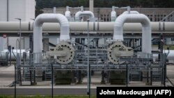 Stație de recepție a gazelor de pe coasta germană a Mării Baltice, parte a gazoductului Nord Stream 2.