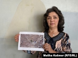 Калбинур Сиддик, этническая узбечка, которая была вынуждена работать в так называемых в лагерях политического перевоспитания в КНР. Сараево, Босния и Герцеговина, 4 сентября 2025 года