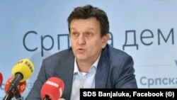 Branko Blanuša, kandidat SDS-a za predsjednika RS. 