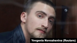 Russian actor Pavel Ustinov was sentenced to 3 1/2 years in prison for allegedly dislocating the shoulder of a police officer during a demonstration on August 3. 