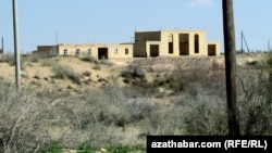 Çöl içindäki oba, Lebap welaýaty (arhiw suraty) 