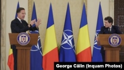 Șeful NATO și președintele României, într-o conferință de presă comună, la Cotroceni. Mark Rutte dă asigurări că România nu va rămâne neprotejată de NATO, în ciuda reducerii forțelor americane de pe teritoriul său.
