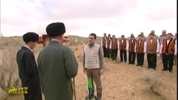 Turkmen President Campaigns In Akhal Province
