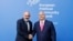 Hungary/Armenia - Viktor Orban, Prime Minister of Hungary, welcomes Nikol Pashinian, Prime Minister of Armenia, in Budapest, in the framework of the European Political Community Summit, November 7, 2024.