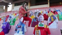 Cardboard Cutouts Join Belarusian Fans In Europe's Only Active Soccer League