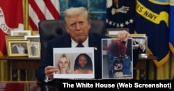 Дональд Трамп в Овальному кабінеті