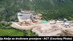 Gradilište Hidroelektrane Dabar, maj 2025. godine.