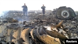 "მალაიზიის ავიახაზების" კუთვნილი "ბოინგ-777"-ის ჩამოვარდნის ადგილი