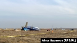 Разбившийся борт компании Azerbaijan Airlines