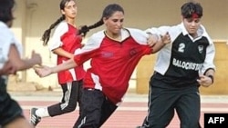 Afghan women's football team (file photo)