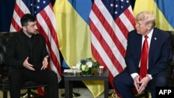 Президент США Дональд Трамп провів зустріч з президентом України Володимиром Зеленським на полях Генасамблеї Організації Об'єднаних Націй у Нью-Йорку, 23 вересня 2025 року