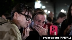 Падчас сустрэчы вывезеных зь беларускіх турмаў палітвязьняў. Вільня, 11 верасьня 2025 