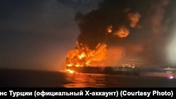 Пожежа на танкері Kairos у Чорному морі, 28 листопада 2025 року