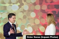 Elena Lasconi i-a reproșat lui Nicușor Dan că s-a înscris în cursa electorală deși ea obținuse o clasare în al doilea tur al alegerilor prezidențiale, în decembrie 2024.