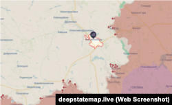 Ситуація навколо Костянтинівки на мапі DeepState станом на 14 лютого 2025 року