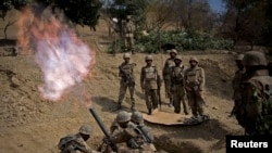 د پاکستان پوځ د خيبر پښتونخوا په مختلفو سيمو کې د وسلوالو ضد عملیاتو ته دوام ورکړی. پخوانی انځور